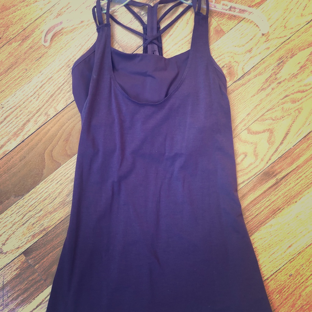 Euc Athleta Workout Top W/ Built In Bra, Size S